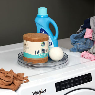 iDesign 2-Piece 11" Clear Turntable Lazy Susan Organizers