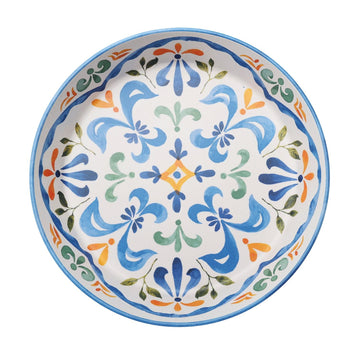 Member's Mark Bamboo Melamine 6-Section Serving Platter with Lazy Susan Base and Storage Lid