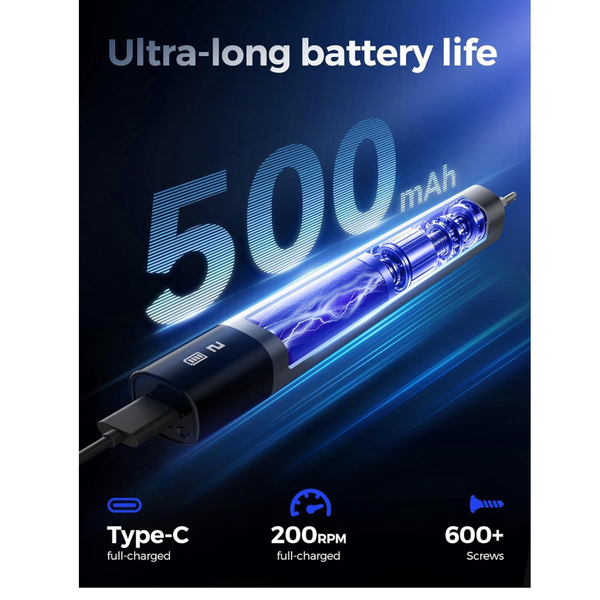 Mini Electric Screwdriver 80-in-1 Cordless Precision Repair Kit for Dad