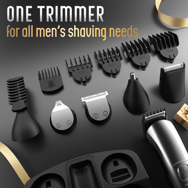 Beard Trimmer for Men Waterproof Grooming Kit Father’s Day Gift