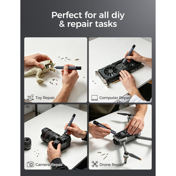 Mini Electric Screwdriver 80-in-1 Cordless Precision Repair Kit for Dad