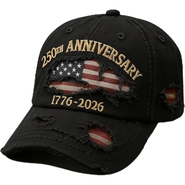 250th Anniversary Hat Patriotic USA Baseball Cap for 2026 Celebrations