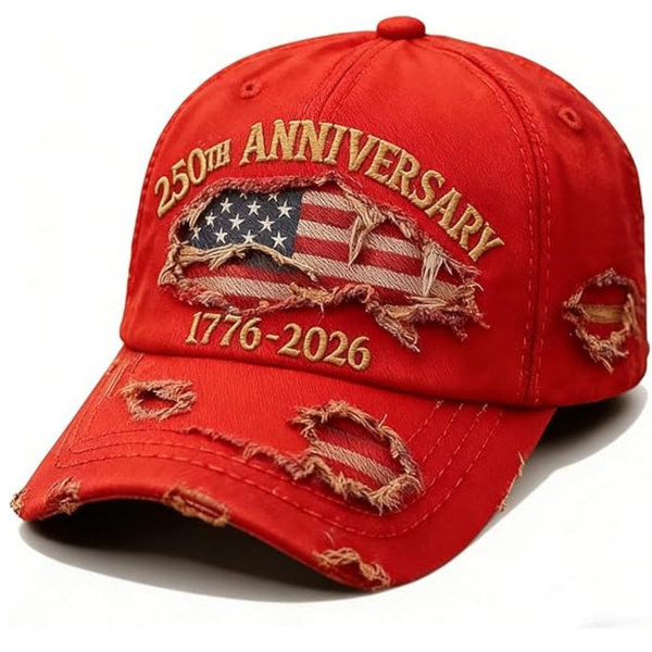 250th Anniversary Hat Patriotic USA Baseball Cap for 2026 Celebrations