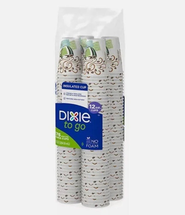 Dixie PerfecTouch Insulated HotCold Paper Cups, Coffee Haze