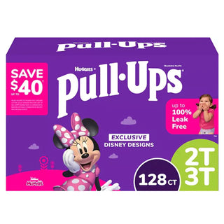 Huggies Pull-Ups Training Pants for Girls, (2T-3T, 128 ct., 18-34 lb)