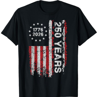 250 Years America Anniversary 250th Independence Day Freedom T-Shirt