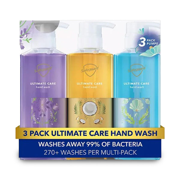Safeguard Ultimate Care Hand Wash, Variety Pack, 15.5 oz., 3 pk.