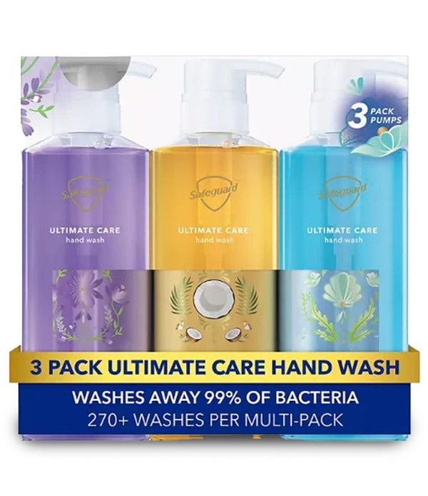 Safeguard Ultimate Care Hand Wash, Variety Pack, 15.5 oz., 3 pk.
