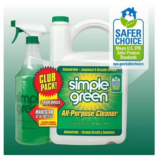 Simple Green All-Purpose Cleaner (140 oz. Refill + 32 oz. Trigger Spray)