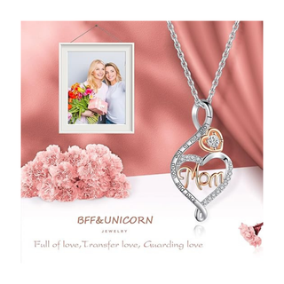 Women’s Necklace – Sterling Silver Mom Nana Grandma Necklace for Mother’s Day & Birthday Gifts