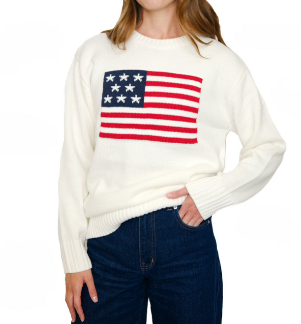 Mighty Fine Women's Americana Sweater