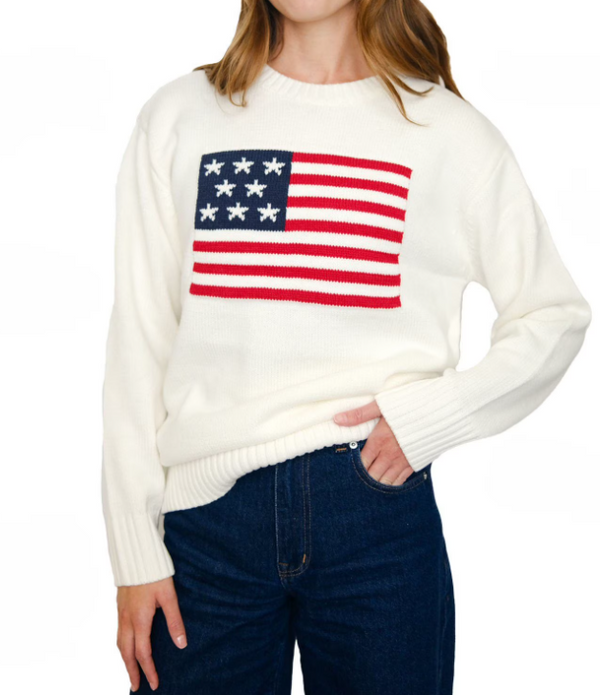 Mighty Fine Women's Americana Sweater