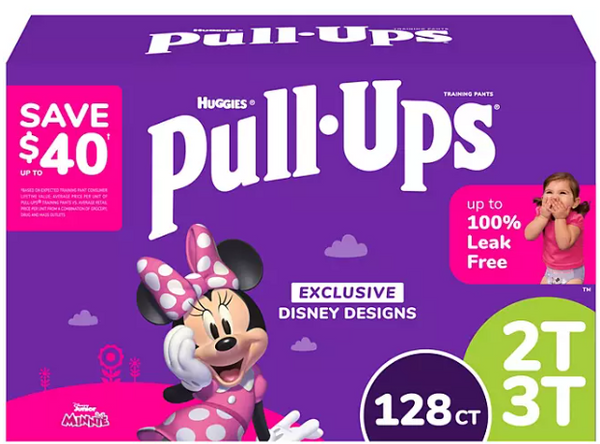 Huggies Pull-Ups Training Pants for Girls, (2T-3T, 128 ct., 18-34 lb)