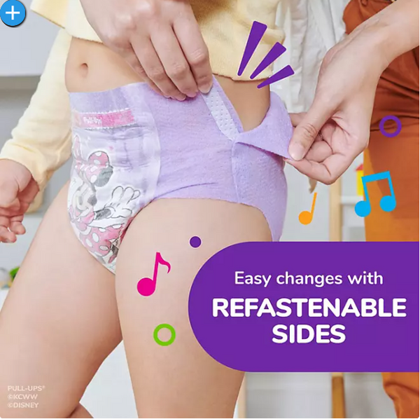 Huggies Pull-Ups Training Pants for Girls, (2T-3T, 128 ct., 18-34 lb)