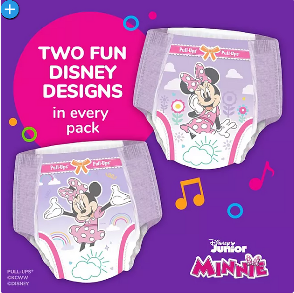 Huggies Pull-Ups Training Pants for Girls, (2T-3T, 128 ct., 18-34 lb)