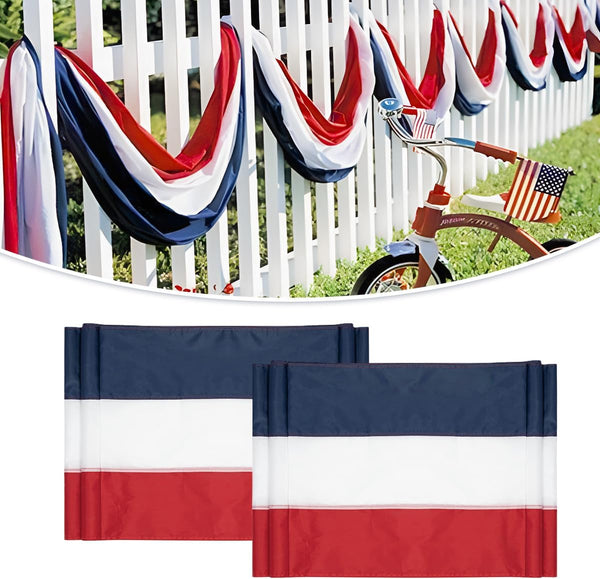 4th of July Decorations US Flag Bunting Patriotic Banner Set