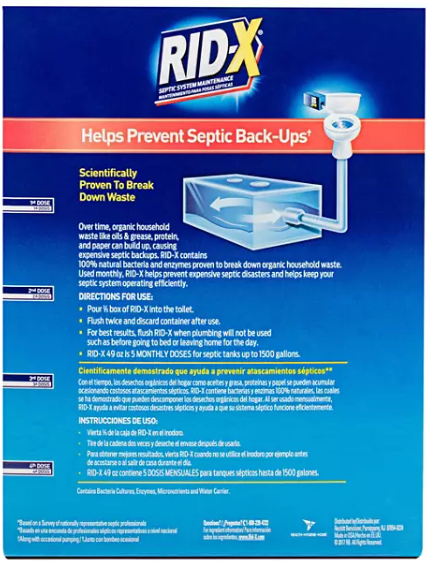 RID-X Septic Tank Treatment Powder, 49 oz.