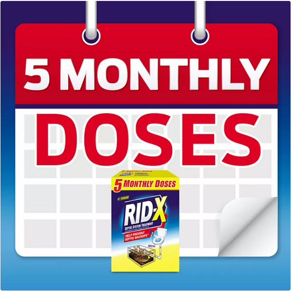 RID-X Septic Tank Treatment Powder, 49 oz.