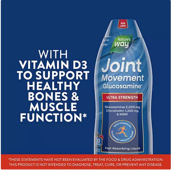 Nature's Way Joint Movement Glucosamine Extra-Strength Liquid 33.8 fl. oz.